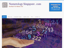 Tablet Screenshot of numerologysingapore.com